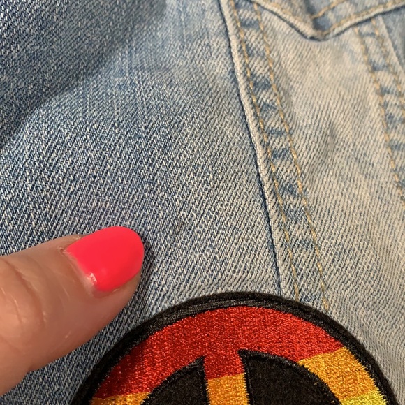 Cool Kid, VIGOSS, patchy, denim hoodie!! - Picture 10 of 13